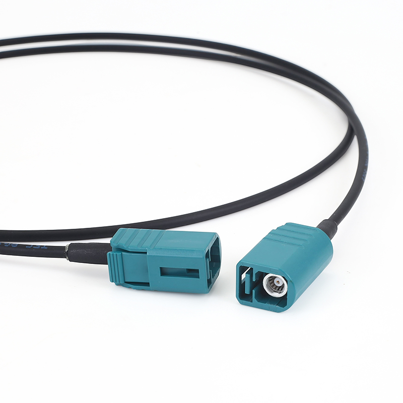 Amphenol Waterproof High-Flex LVDS Coaxial Cable Assembly, Straight Plug to Dual Female Connectors